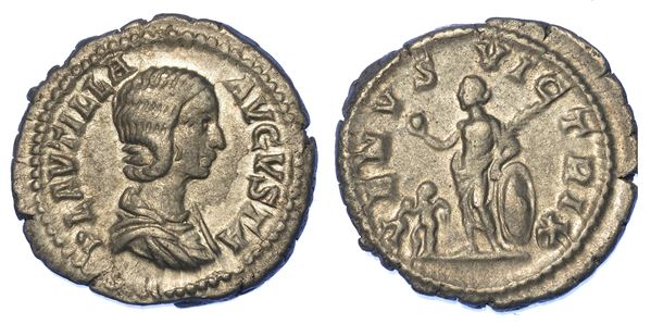 PLAUTILLA (Moglie di Caracalla), 202-205. Denario, anni 202-205.