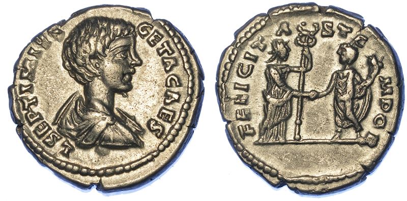 GETA (Cesare), 198-209. Denario, anni 198-209. Laodicea ad Mare.  - Auction Numismatics - Cambi Casa d'Aste