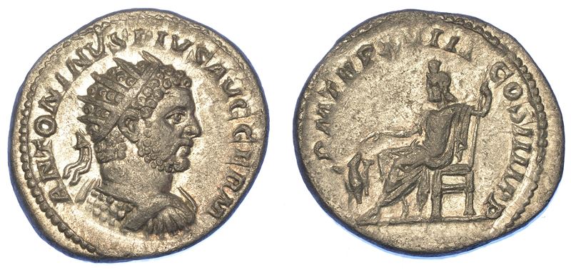 CARACALLA, 198-217. Antoniniano, anno 215.  - Auction Numismatics - Cambi Casa d'Aste