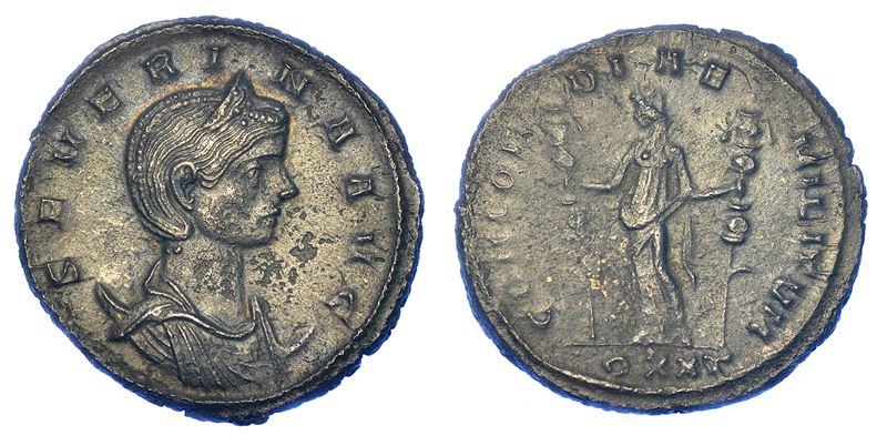 SEVERINA (moglie di Aureliano), 270-275. Antoniniano, anno 275. Ticinum.  - Auction Numismatics - Cambi Casa d'Aste