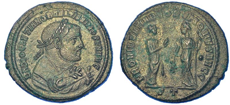 DIOCLEZIANO, 284-305. Follis, anno 305. Ticinum.  - Auction Numismatics - Cambi Casa d'Aste
