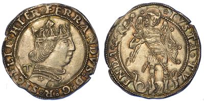 Napoli. Ferdinando i D'aragona, 1458-1494. Coronato.