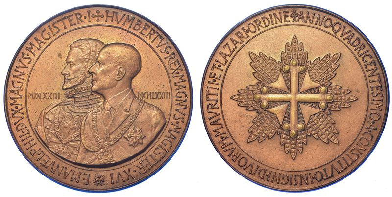 ORDINE DEI SANTI MAURIZIO E LAZZARO. Lotto di 24 medaglie.  - Auction Numismatics - Cambi Casa d'Aste