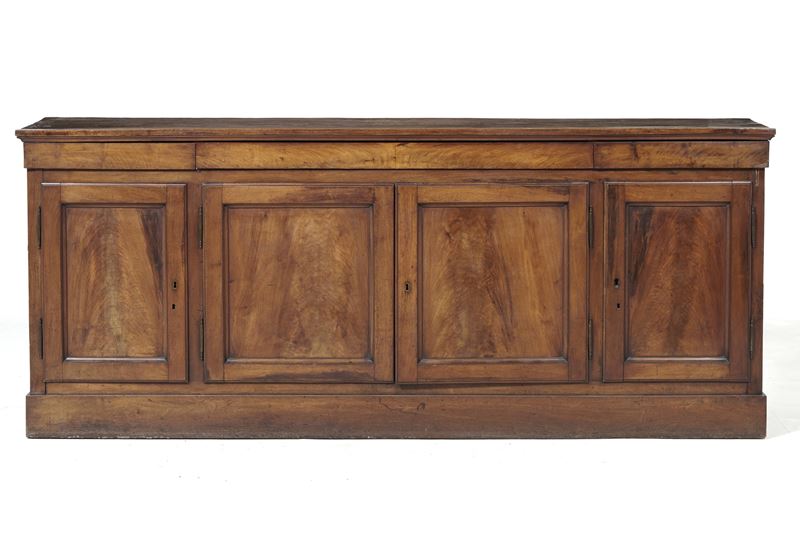 Credenza a quattro ante. XIX secolo  - Auction Antique - Cambi Casa d'Aste