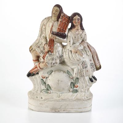 Grande Gruppo.inghilterra, Staffordshire, Periodo Vittoriano, XIX Secolo.