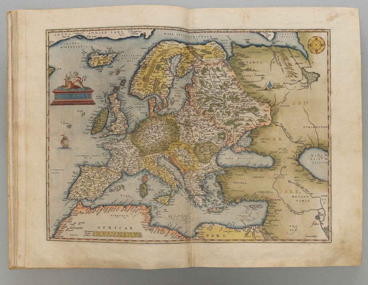 Ortelius Abraham (1528-1598) Theatrum Orbis Terrarum, (in Fine:) Antuerpiae, Apud Aeg. Coppenium ...