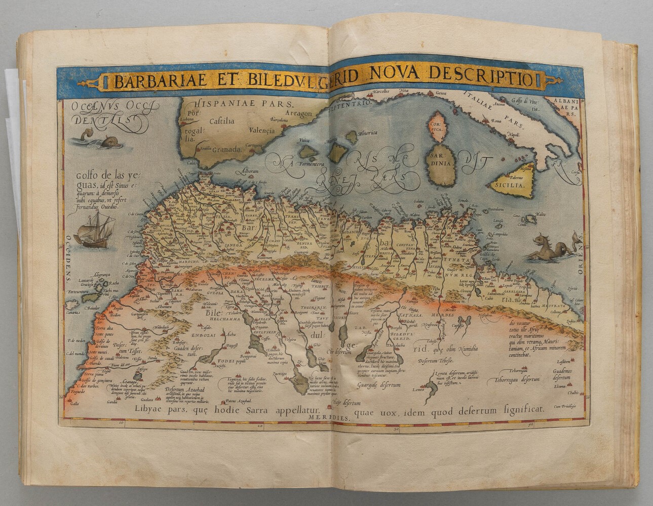 Ortelius Abraham (1528-1598) Theatrum Orbis Terrarum, (in Fine:) Antuerpiae, Apud Aeg. Coppenium ...