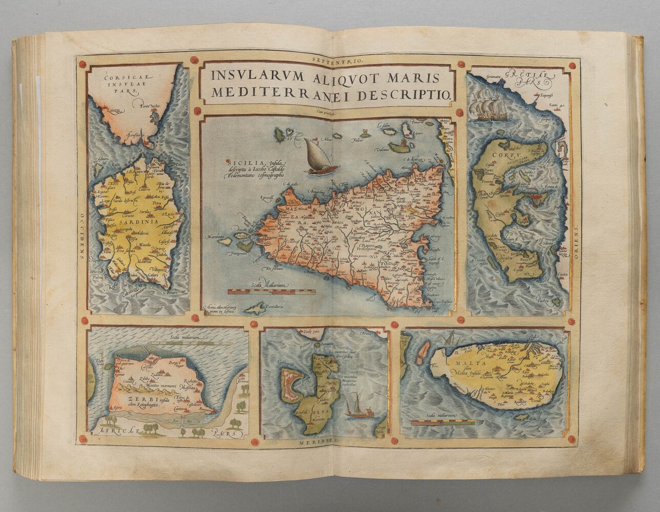 Ortelius Abraham (1528-1598) Theatrum Orbis Terrarum, (in Fine:) Antuerpiae, Apud Aeg. Coppenium ...