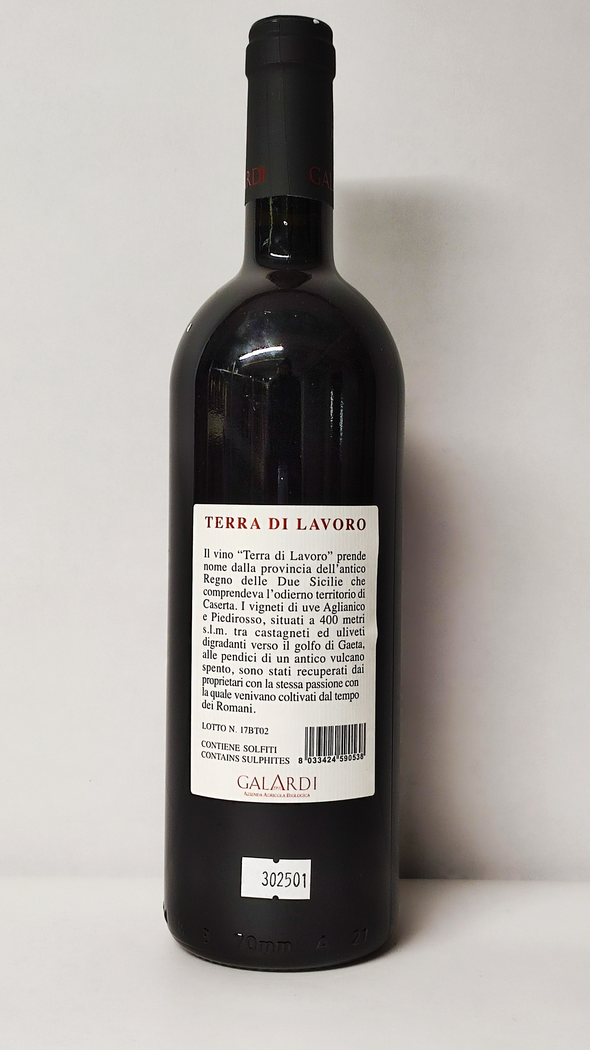 Galardi, Terra di Lavoro Roccamonfina 2017