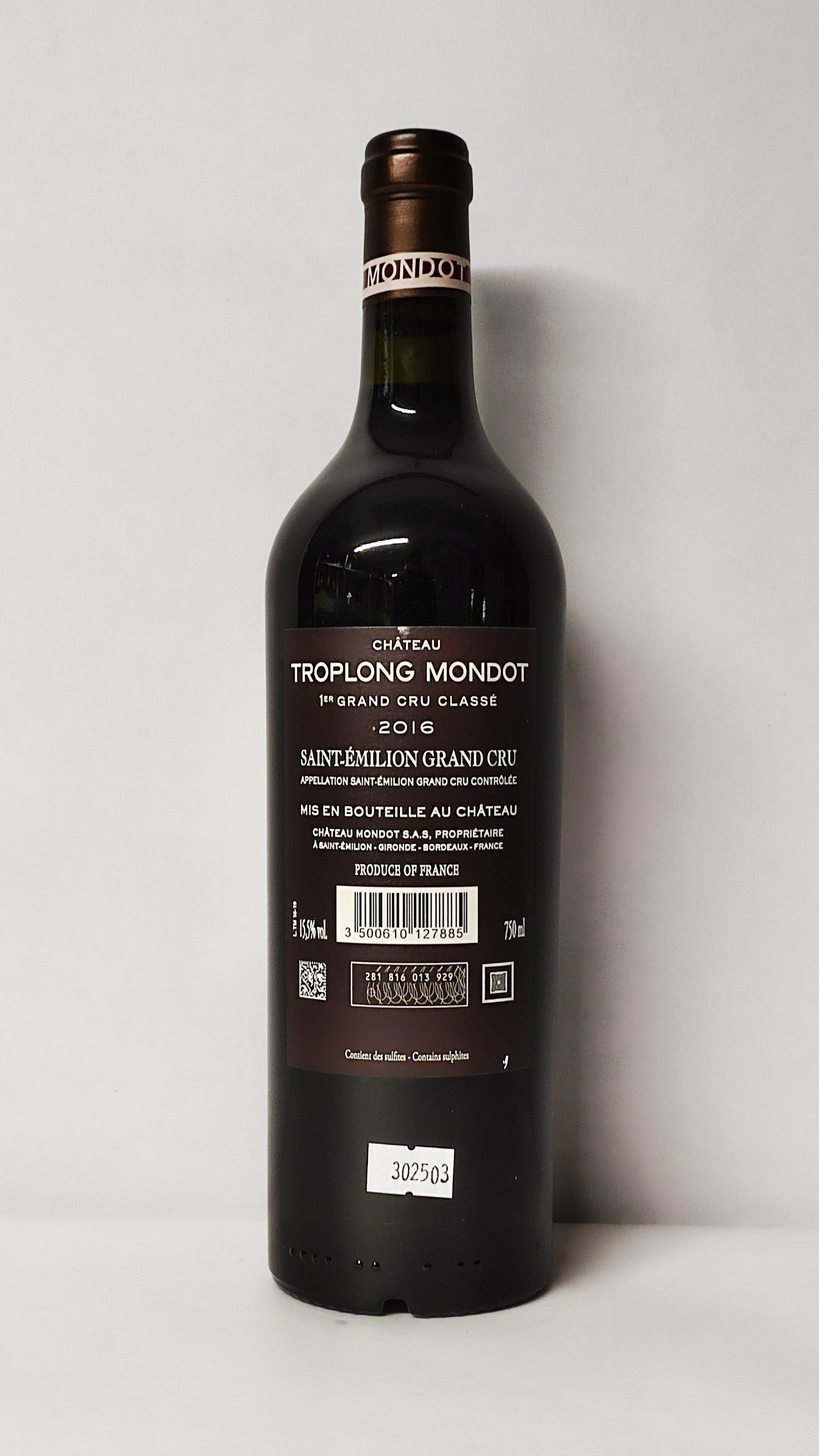 Chateau Troplong Mondot, Saint Emilion Grand Cru Classè 2016