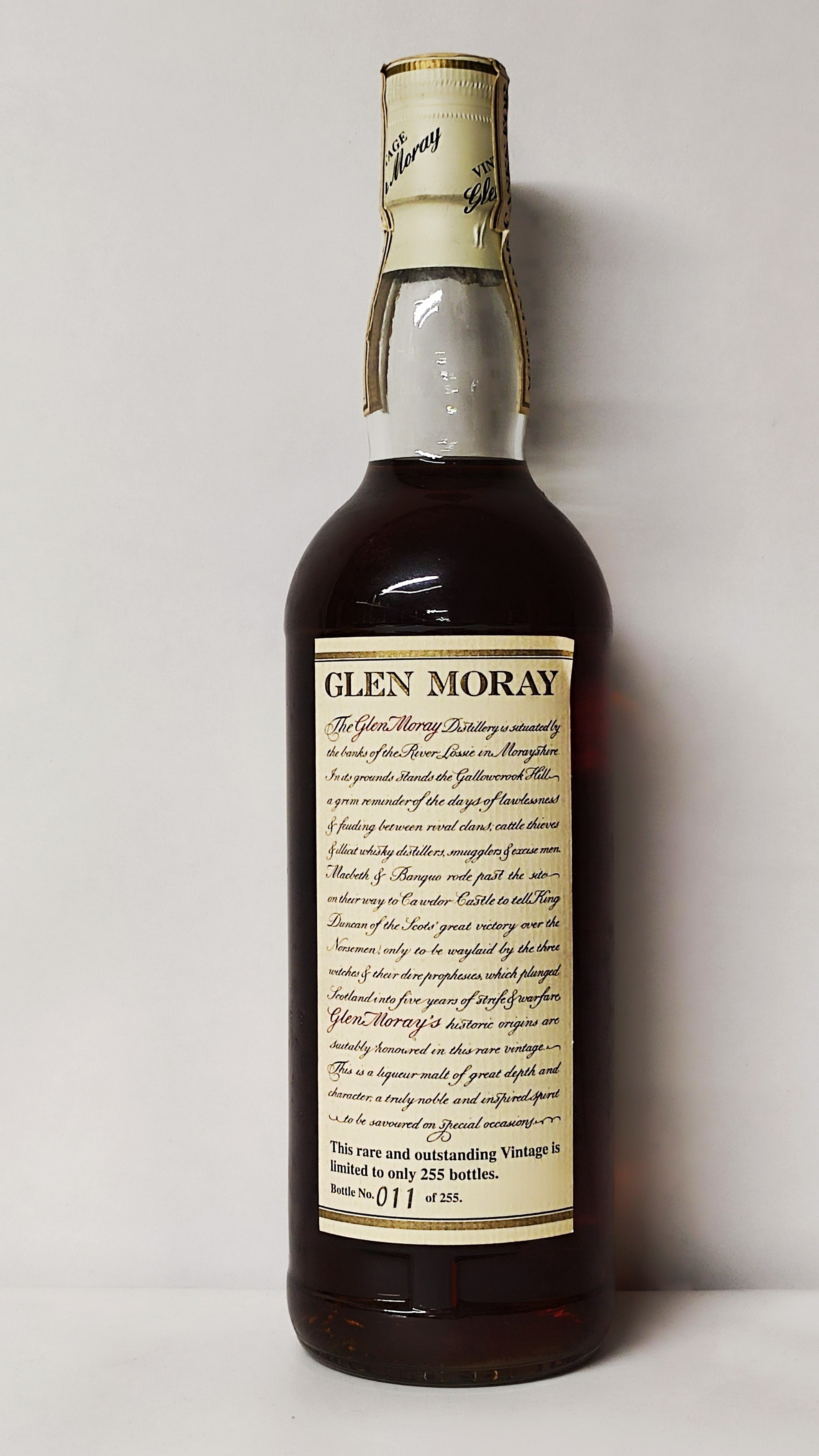 Glen Moray 26 Years 1966, Single Highland Malt