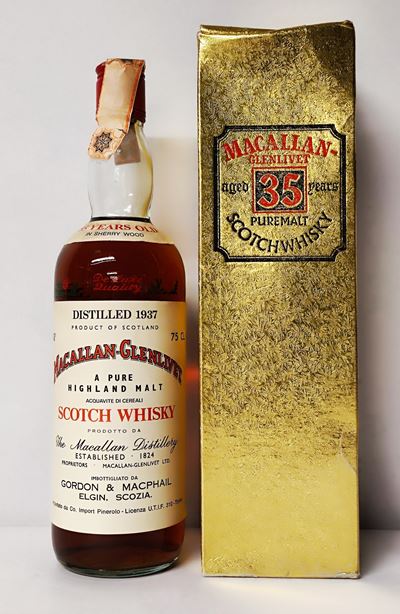 Macallan Glenlivet 35 Y. 1937, Highland Malt Whisky