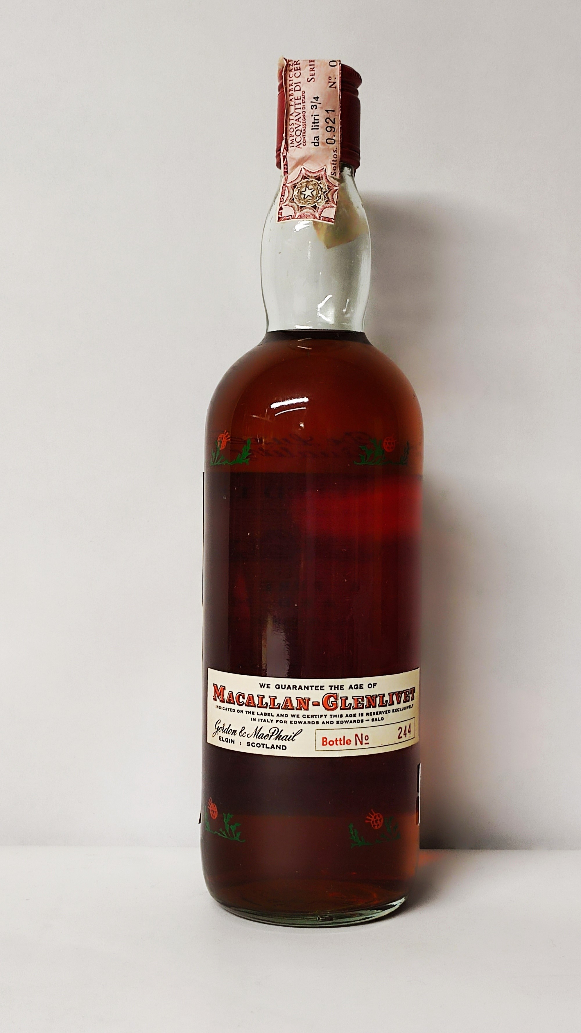 Macallan Glenlivet 35 Y. 1937, Highland Malt Whisky