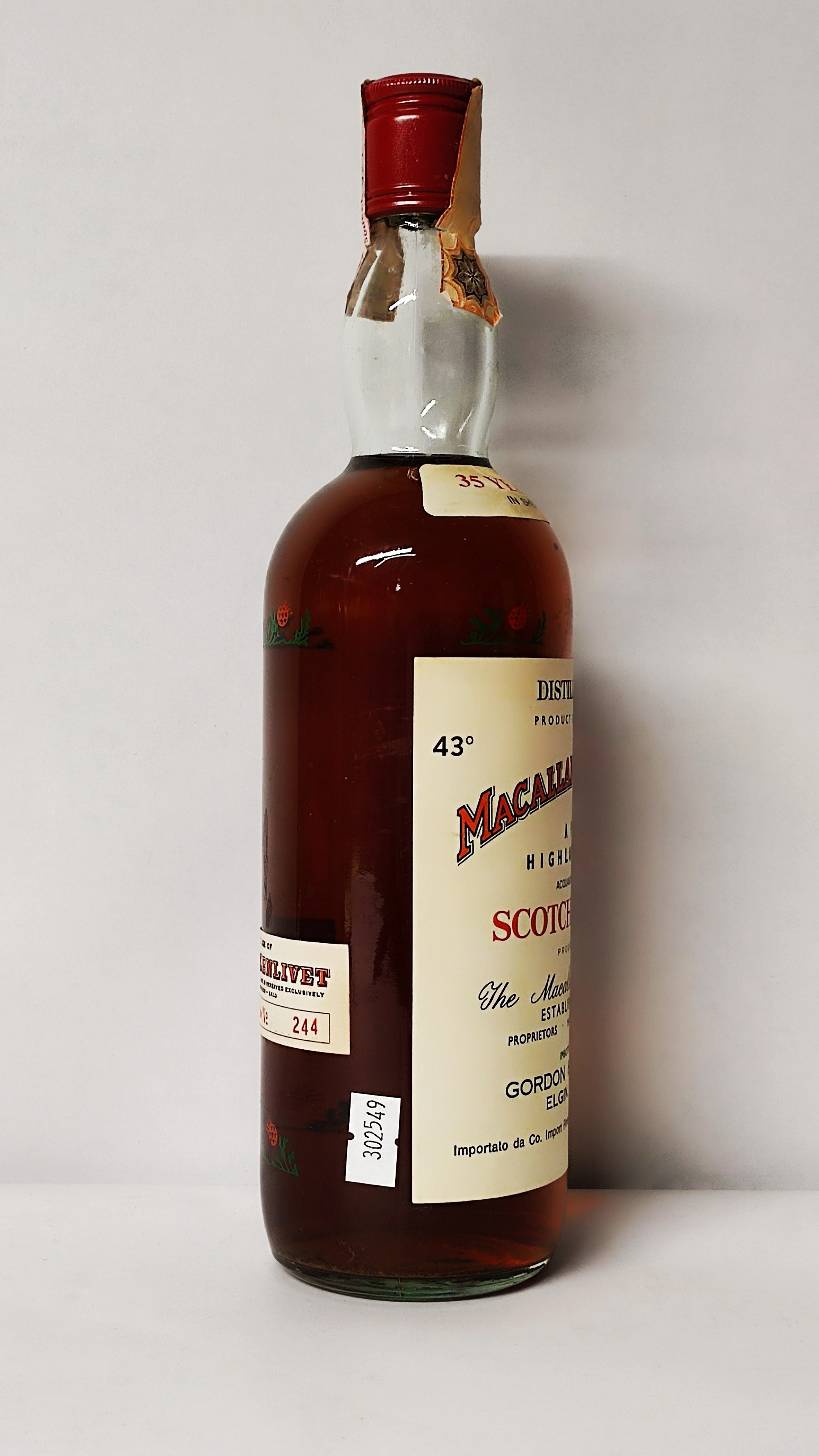 Macallan Glenlivet 35 Y. 1937, Highland Malt Whisky