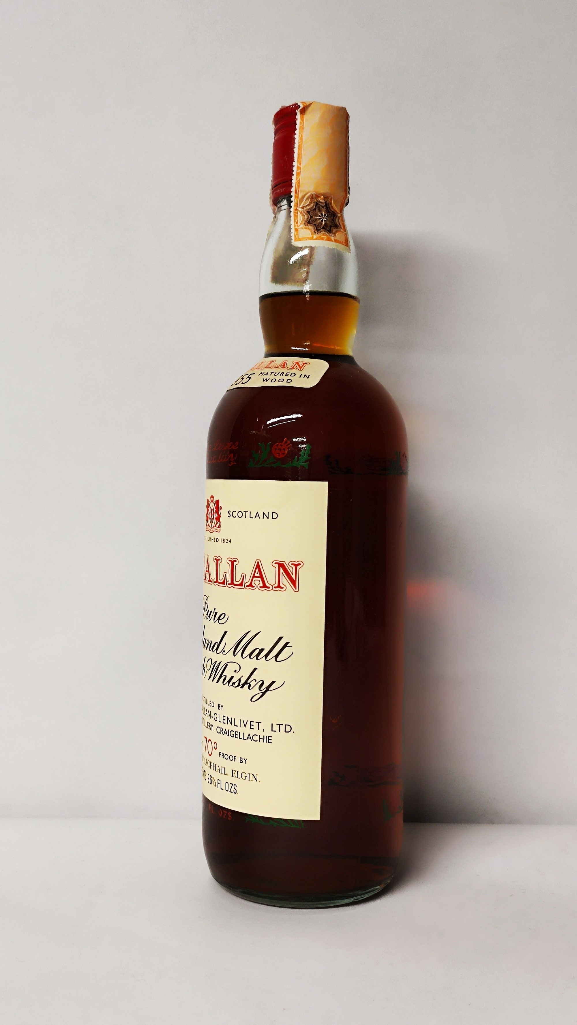 Macallan Glenlivet 1955, Highland Malt Whisky