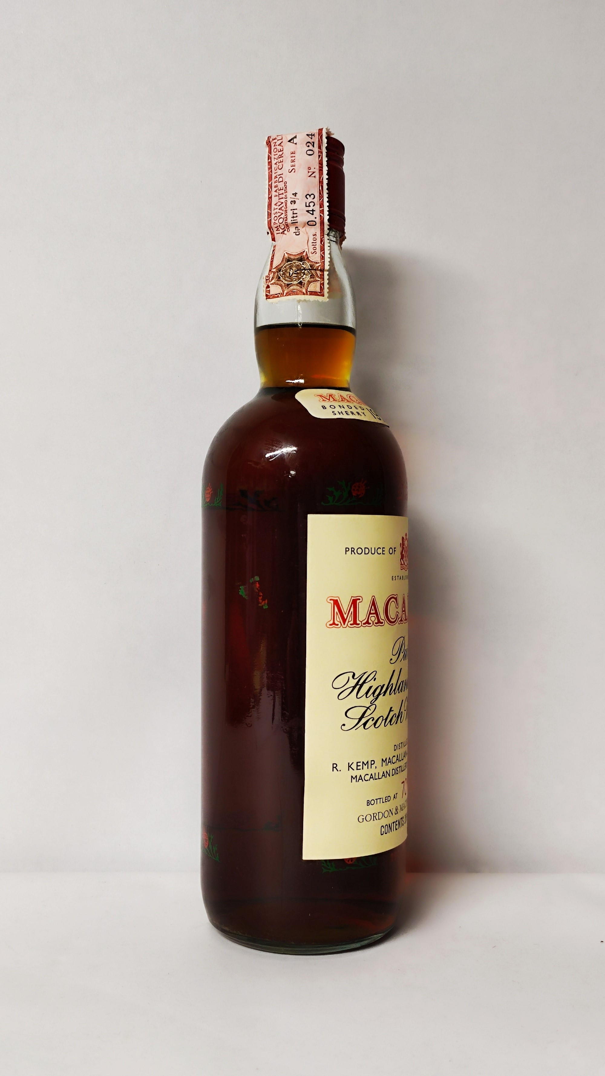 Macallan Glenlivet 1955, Highland Malt Whisky