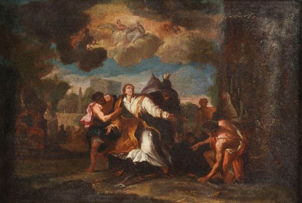 Scuola del XVIII secolo Martirio di San Lorenzo