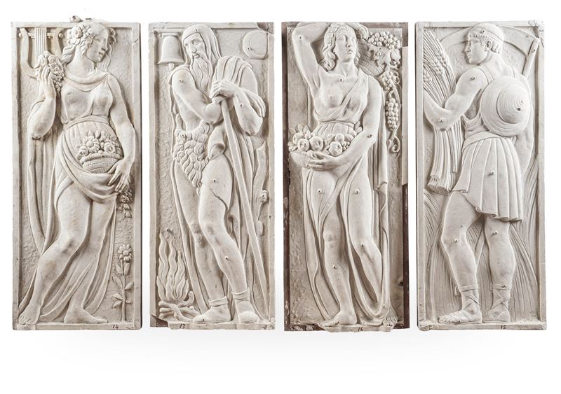 Antonio Maria Morera : Le 4 stagioni  - Auction Sculpture of 19th and 20th Century - Cambi Casa d'Aste