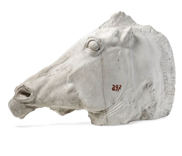 Plasticatore degli inizi del XX secolo Modello del cavallo di Fidia