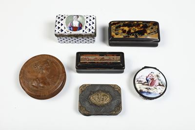 Collezione di 6 Scatoline in Materiali Vari