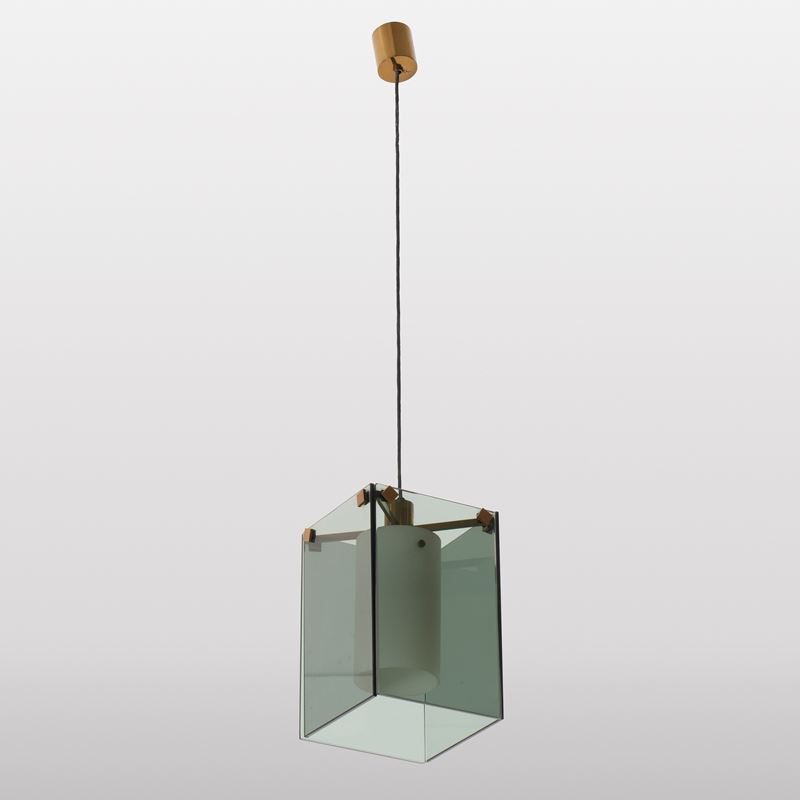 Max Ingrand : Lampada a sospensionie mod. 2211.  - Auction Design LAB - Cambi Casa d'Aste