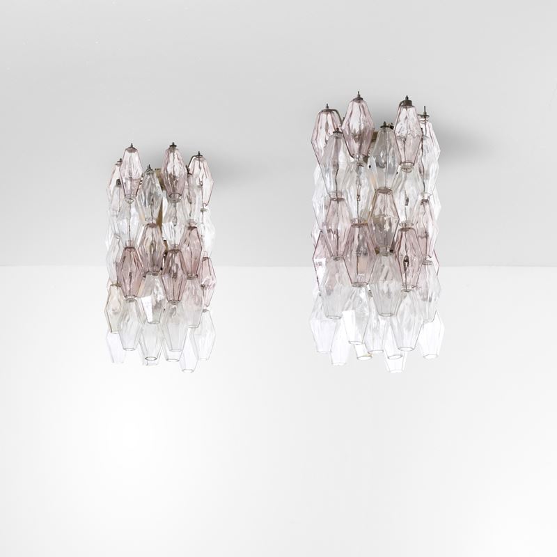 Venini : Due lampade a sospensione.  - Auction Design LAB - Cambi Casa d'Aste