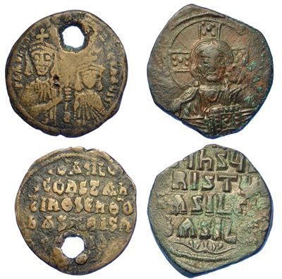 Impero Romano D’oriente. Lotto di Due Monete.