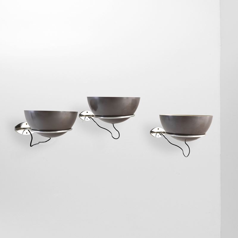 Gino Sarfatti : Tre appliques mod. 2/2  - Auction Design 200 - Cambi Casa d'Aste