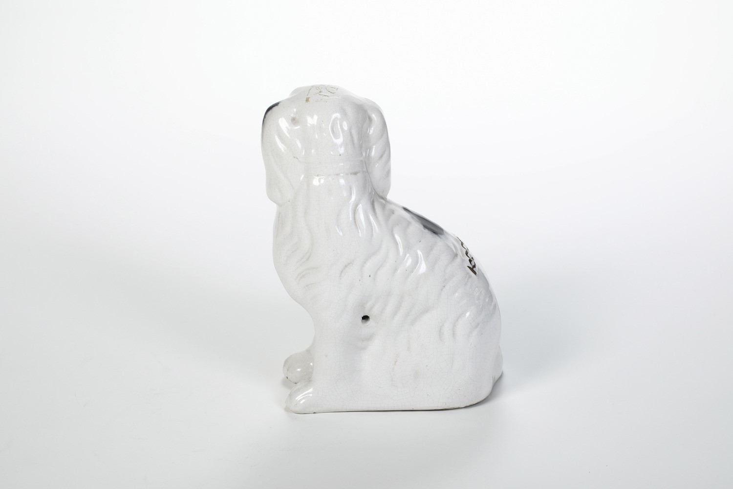 Figura di "king Charles Spaniel".inghilterra, Staffordshire, Modello Vittoriano, Inizio del XX Se...