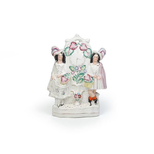 Grande gruppo.<BR>Inghilterra, Staffordshire, periodo vittoriano, XIX secolo.