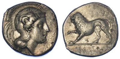 Lucania - Velia. Nomos, 334-330 a.C.