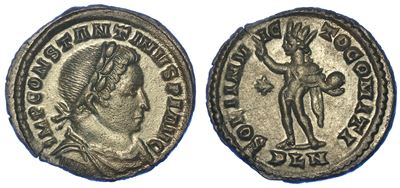 Costantino I, 307-337. Follis Ridotto, Anni 313-314. Londinium.