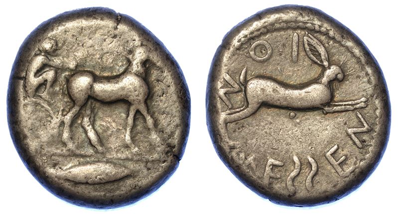 SICILIA - MESSANA. Tetradracma, anni 488-461.  - Asta Numismatica - Cambi Casa d'Aste