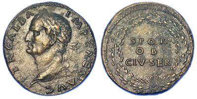 Galba, 68-69. Sesterzio, Anno 68. Roma.