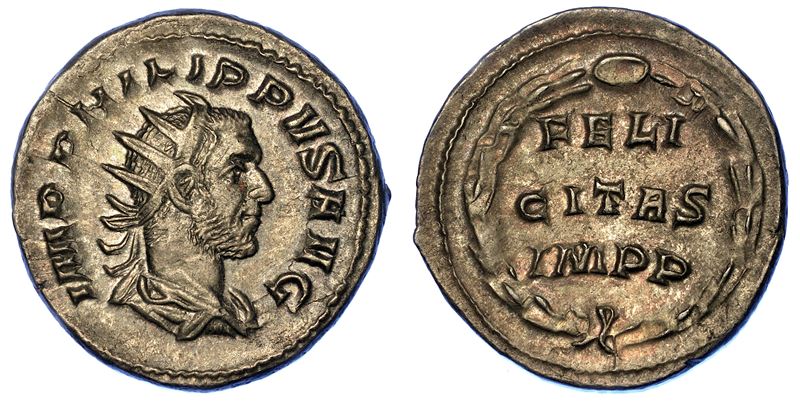 FILIPPO I, 244-249. Antoniniano.  - Auction Numismatics - Cambi Casa d'Aste
