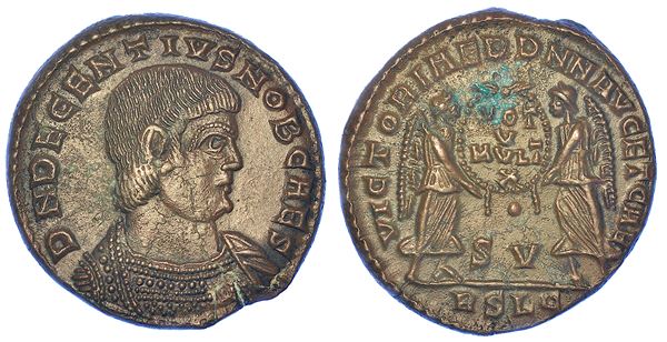 DECENZIO (Cesare), 350-353. Maiorina. Lugdunum.