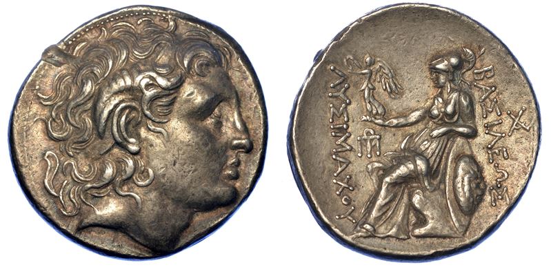 REGNO DI TRACIA. LISIMACO, 323-281 a.C.. Tetradracma.  - Auction Numismatics - Cambi Casa d'Aste