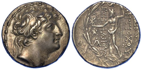 REGNO DI SIRIA. ANTIOCO VIII EPIFANE, 121-96 a.C. Tetradracma, anni 121-113 a.C. Antiochia sull'Oronte.