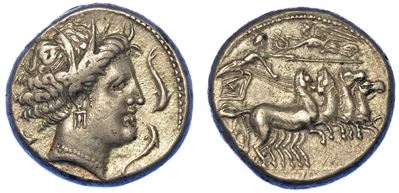 Sicilia - Cephaloedium. Tetradracma, 409-396 a.C..