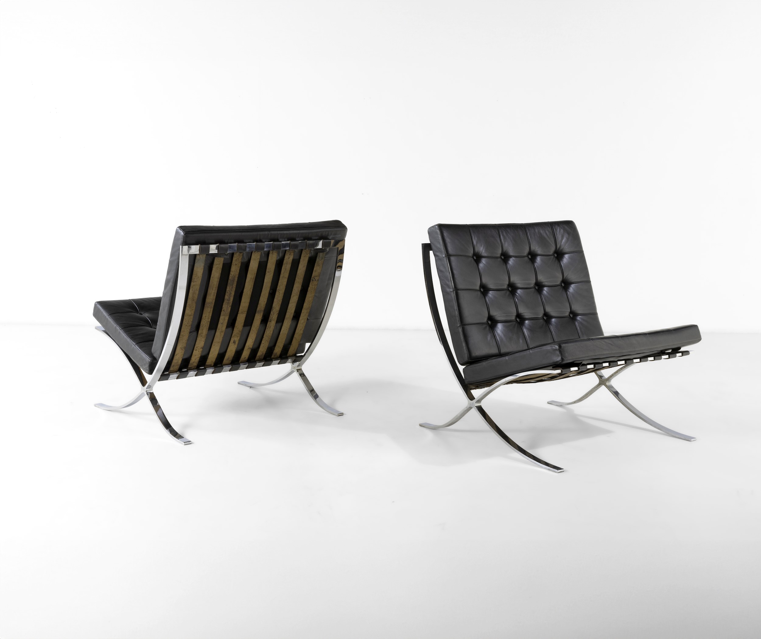 Ludwig Mies Van Der Rohe - Due Poltrone Mod. Mr90 Barcelona