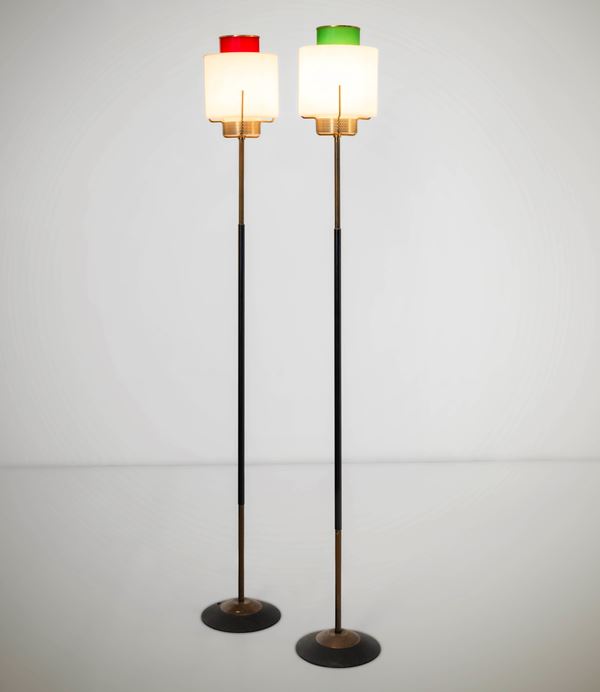 Stilnovo - Due lampade da terra mod. 8052