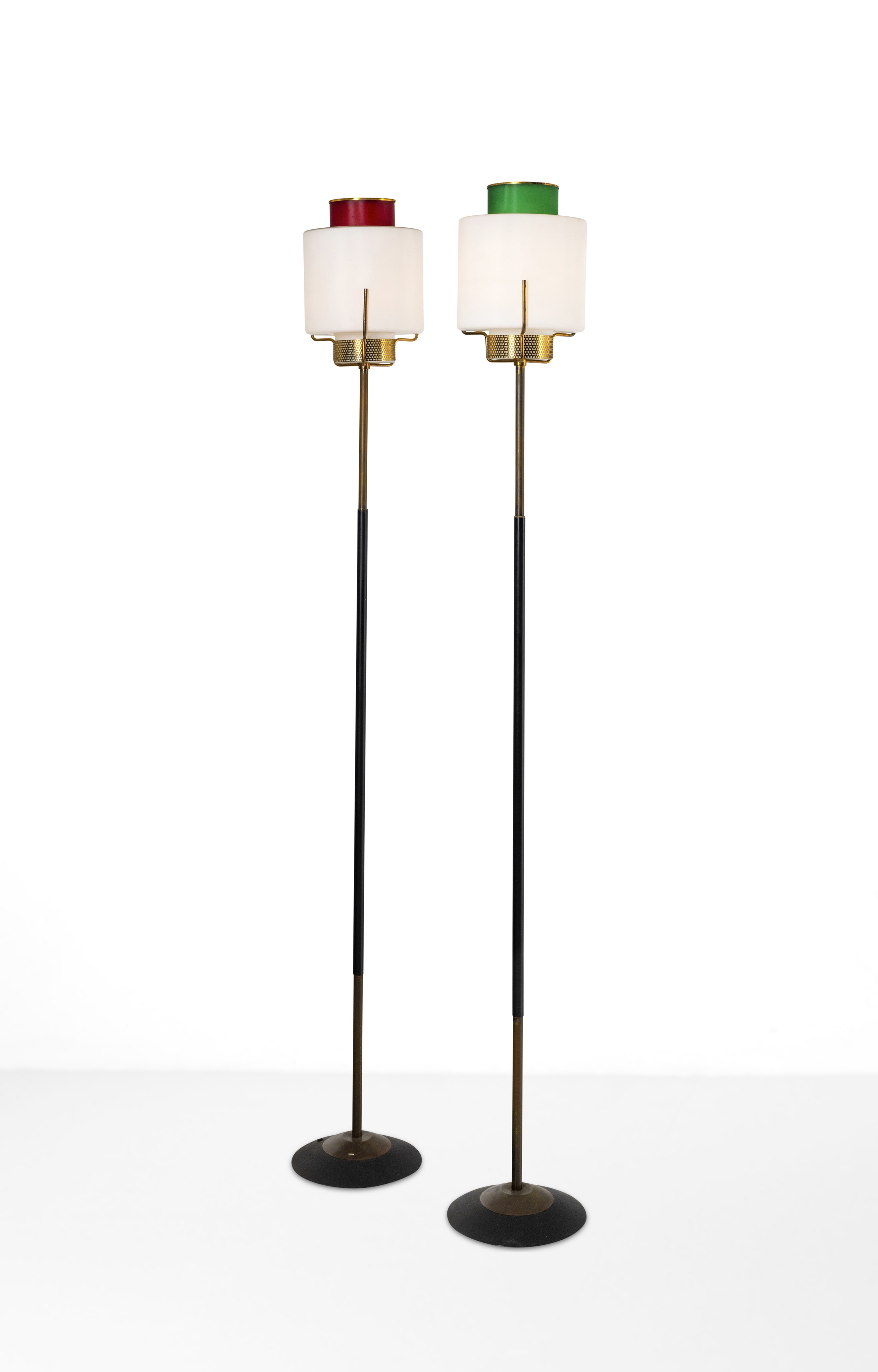 Stilnovo - Due Lampade da Terra Mod. 8052
