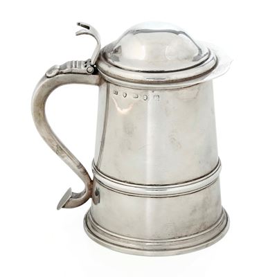 John Edward III, Tankard in argento, Londra, 1810