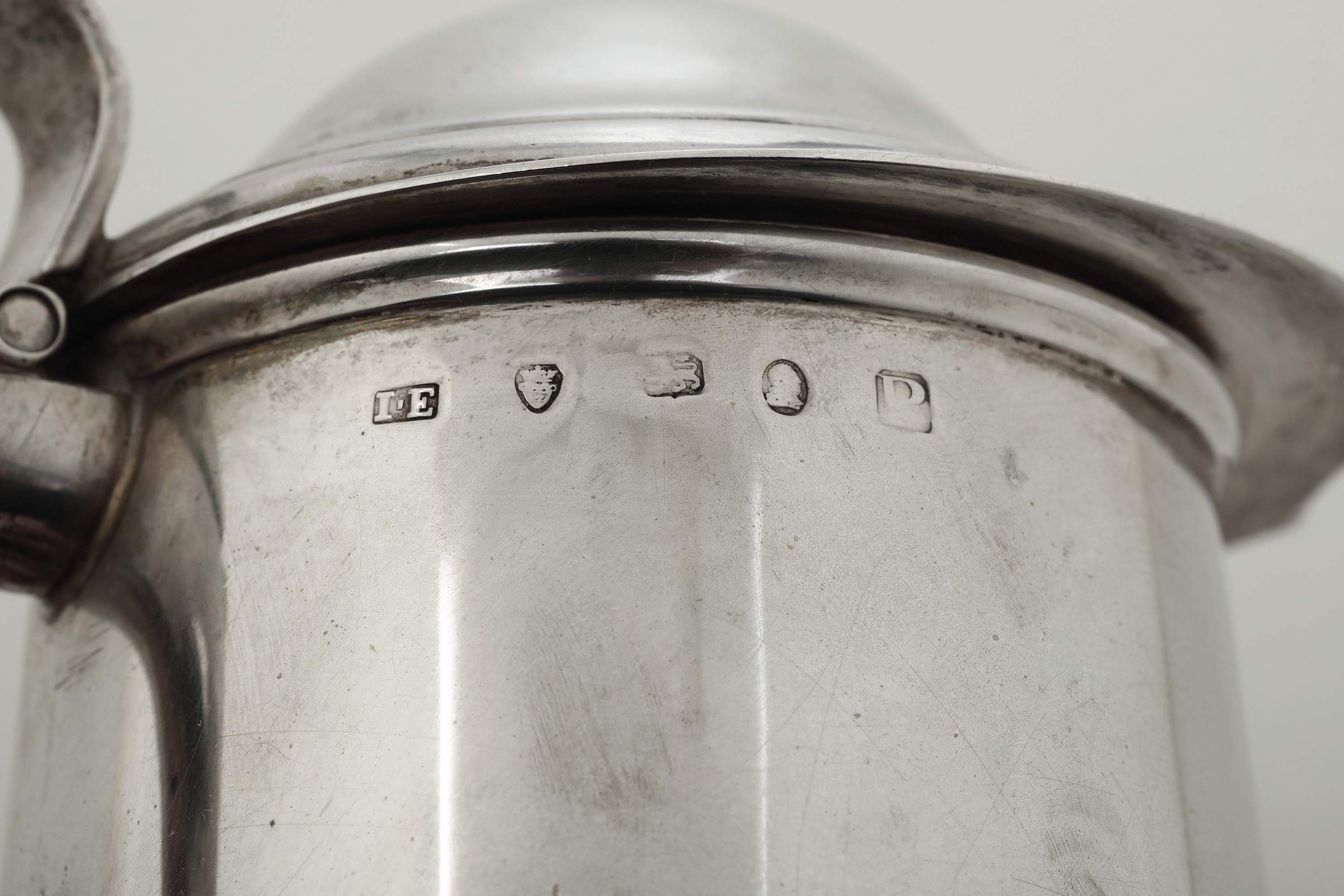 John Edward III, Tankard in argento, Londra, 1810