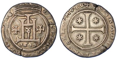 Genova. Dogi Biennali, 1528-1797. Serie della II Fase, 1541-1637. Quarto di Scudo 1610.