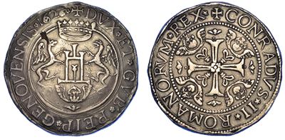 Genova. Dogi Biennali, 1528-1797. Serie della II Fase, 1541-1637. da 2 Scudi 1626.
