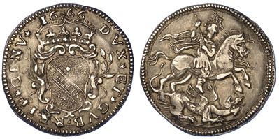 Genova. Dogi Biennali, 1528-1797. Serie della III Fase, 1637-1797. Reale 1666.