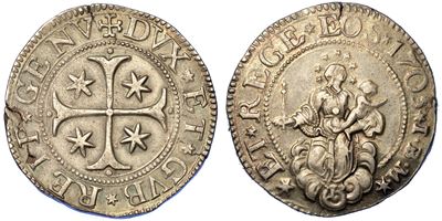 Genova. Dogi Biennali, 1528-1797. Serie della III Fase, 1637-1797. Scudo 1705.