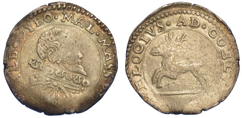 MASSA DI LUNIGIANA. ALBERICO I CYBO MALASPINA, 1568-1623 (II periodo). Cervia.  - Auction Numismatics - Cambi Casa d'Aste