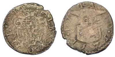 Massa di Lunigiana. Alberico i Cybo Malaspina, 1568-1623 (II Periodo). da 2 Bolognini 1575.